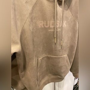 Rudsak faux-Daim/suede hoodie high quality!